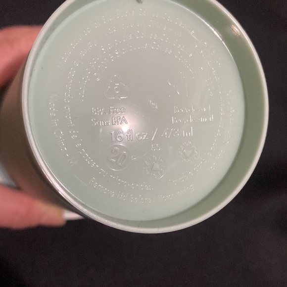 Starbucks Green Earth Day Recycled Tumbler Reusable Cup 2 Go Cup 2021 - Picture 3 of 3